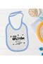 BK Kids "I'm a Baby" Blue Baby Bib with Design - 1 n1248547