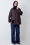 Plum Jacket with Double Pocket Detail - 2