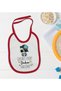 BK Kids "No Worries, Grandpa Will Take Care of It" Red Baby Bib - 1