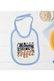 BK Kids "Mommy Needs A Coffee" Design Blue Baby Bodysuit and Bib Gift Set-1, 12–18 months - 3