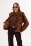 Navy Waterway Fur-Trimmed Coat - 4