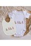 BK Kids Dad-Designed Baby Bodysuit and Bib Gift Set - Model 1, 9–12 Months - 2