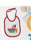 BK Kids "Don't Call My Dad" Red Baby Bib with Design - 1 en124452