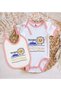 BK Kids "I Love My Aunt So Much" Design Pink Baby Bodysuit and Bib Gift Set-1 - 2