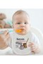 BK Kids "Mom Needs Coffee" Design Baby Bodysuit and Bib Gift Set - Model 1 - 3