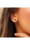 18Kt Gold Emerald Earring E1Y45 - 3