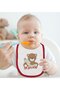 BK Kids Red Baby Bib with Cute Bear Design - 1 en124645 - 2