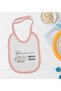 Bk Kids Grandma's Sleepy Lamb Design Pink Baby Bib En121358