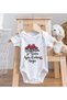 BK Kids "We're Both in Love with the Same Woman" Designer Baby Bodysuit and Bib Gift Set - Model 2, 12–18 months - 5