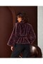 Soft Women's Short Cashmere Melton Coat with Pearl-Embellished Lining and Belt - 5