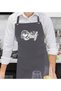 Professional "Best Chef" Design Anthracite Kitchen Apron, Cook's Apron, Chef's Apron, Home en131355