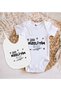 BK Kids "I'm from Rize—What Happened?" Designer White Baby Bodysuit, Onesie, and Bib Gift Set—1, 6–9 Months - 2