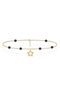 , Anklet, 18KT Yellow Gold A1YK3, Sleek Minimal Chain, Premium Women’s Jewelry