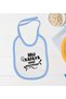 BK Kids "Hau Kafaya" Design Blue Baby Bodysuit and Bib Gift Set-1, 3–6 Months, 18454812 - 4