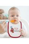 BK Kids "Little Hero" Design Red Baby Bib - 1 en124583 - 2