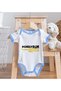 BK Kids Donayrum-Designed Blue Baby Bodysuit and Bib Gift Set-1, 3–6 Months - 5