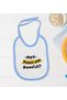 Bk Kids Hopaliyim Designed Blue Baby Bodysuit and Bib Gift Set - 1, for Ages 9-12 Months. - 4