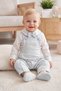 Boys' Dungarees Set with Bow Tie and Shirt—2-Piece Set for Birthdays, Holidays, and Special Occasions - 8