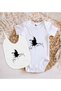 BK Kids Atatürk-Themed White Baby Bodysuit and Bib Gift Set-27, 3–6 Months - 2