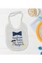 BK Kids "We're Both in Love with the Same Woman" Designer Baby Bodysuit and Bib Gift Set - Model 1, 9–12 Months - 4