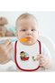 BK Kids Red Baby Bib with Cute Captain Design - 2 - 2