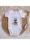 BK Kids Baby Bodysuit Featuring "Dad's Fisherman Friend" Design - Model 1, 6–9 Months - 2