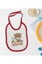 BK Kids Red Baby Bib with Cute Bear Design - 1 en124645