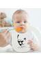 BK Kids Atatürk-Themed White Baby Bodysuit and Bib Gift Set-25, 9–12 Months - 3