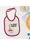 BK Kids Te Now Designer Red Baby Bib - 1 en124672