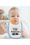 BK Kids "Cover Me" Blue Baby Bib with Design - 1 - 2