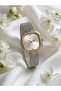 FERRUCCİ (GOLD & SILVER) Woven Strap Women's Wristwatch