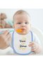 BK Kids Yesun Oni Dad-Themed Blue Baby Bodysuit and Bib Gift Set-1, 3–6 Months - 4