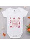 BK Kids White Baby Bodysuit with "Auntie's Honey Lokum" Design - 1, 0-3 Months, 65968660
