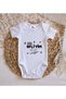 BK Kids "I'm an Office Worker" What Happened? Patterned White Baby Bodysuit-1 0-3 Months 955273c0 - 3