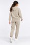 Women's 3-Ply Sweatsuit Set with Hood and Kangaroo Pockets, Super Soft with Fleece-Lined Insulation - 3