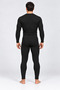 Men's Black Thermal Underwear Set: Long-Sleeve Top and Thermal Leggings Set - 3