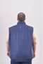 Plus-Size Men's 3XL–6XL Zipper-Front Mock Neck Lined Vest with Zippered Pockets - 4