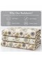 King Size Flat Bedsheet Set, 3 Pieces, 260 x 240 cm (Cream) - 5