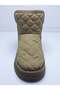 MLU BDLZ3022 Taupe Color Women's Winter Boots with Fur-Lined Design - 6