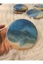 Resin coasters sea waves - 2