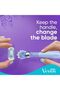 Swirl Flexiball Women's Razor Blade Refills, 4 Count - 7