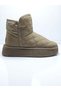 MLU BDLZ3022 Taupe Color Women's Winter Boots with Fur-Lined Design - 2