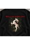 Men's Oversized Black Printed Sweatshirt, 3-Ply Brushed Inside, Thick Fabric, Crew Neck, Streetwear - 5