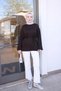 Brown Double-Sleeve Piped Tunic - 2
