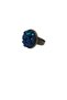 Minimalist resin ring with geode effect and adjustable base - 3
