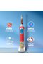Vitality 300 Rechargeable Toothbrush Kids 3+ Years, Lion King D103.413.2K - 2 Cleaning Modes, Pro Timer with 4 Stickers - Red - 2