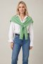 Women's Knit Shoulder Shawl with Shoulder Detail