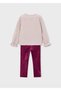 Girls' Leggings Set - Framboise 4739 - 2