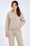 Women's 3-Ply Sweatsuit Set with Hood and Kangaroo Pockets, Super Soft with Fleece-Lined Insulation