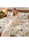 King Size Flat Bedsheet Set, 3 Pieces, 260 x 240 cm (Cream) - 8